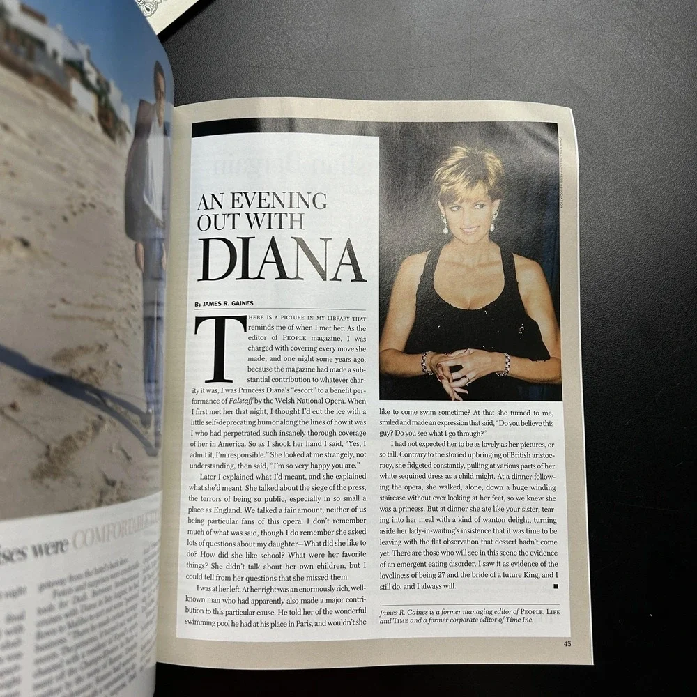 Vintage Time Princess Diana 1961-1997 Commemorative Limited Edition COA Magazine